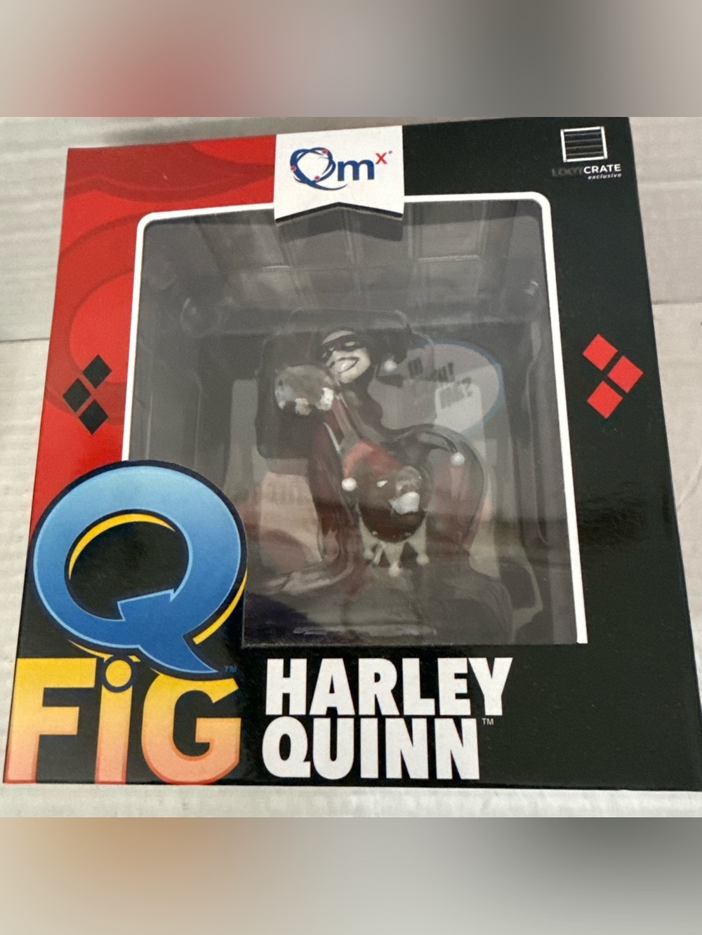 Q-Fig Harley Quinn LootCrate Exclusive DC Comics QMx Statue Figure New